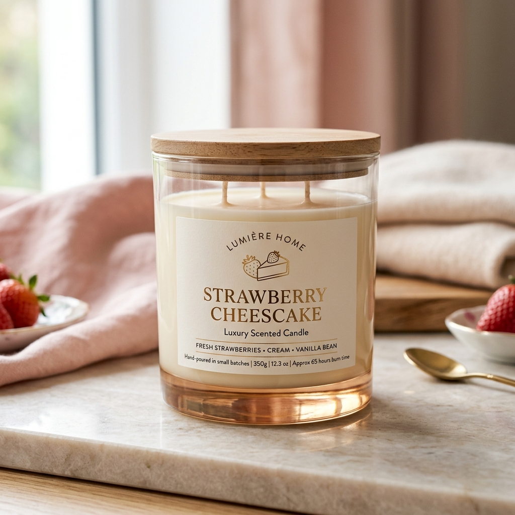 Strawberry Cheesecake Candle